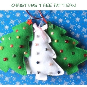 Christmas tree pdf sewing pattern.