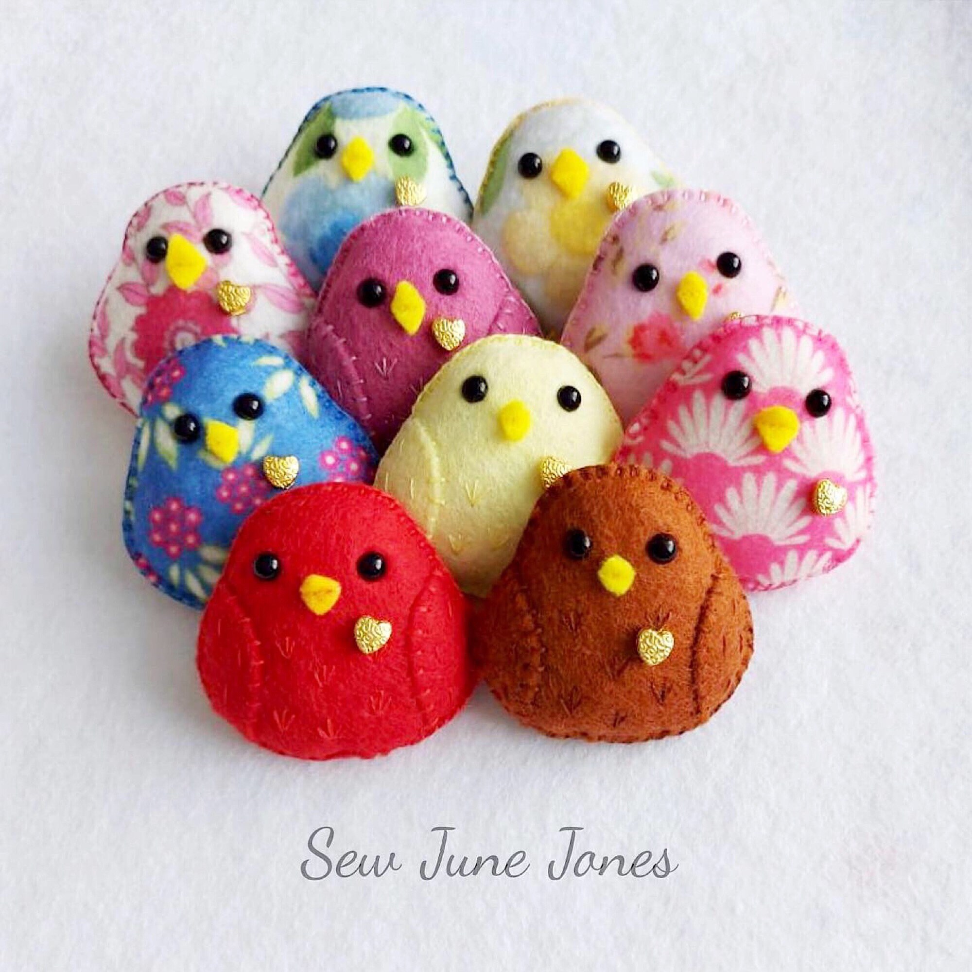 Printable Bird Sewing Pattern