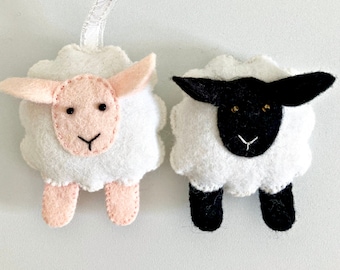 Sheep Feltie PDF Sewing Pattern- Instant Download - Easy to Sew