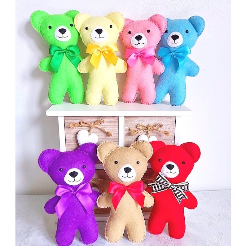 Teddy Bear PDF Sewing Pattern, Instant Download, Easy to Sew image 4