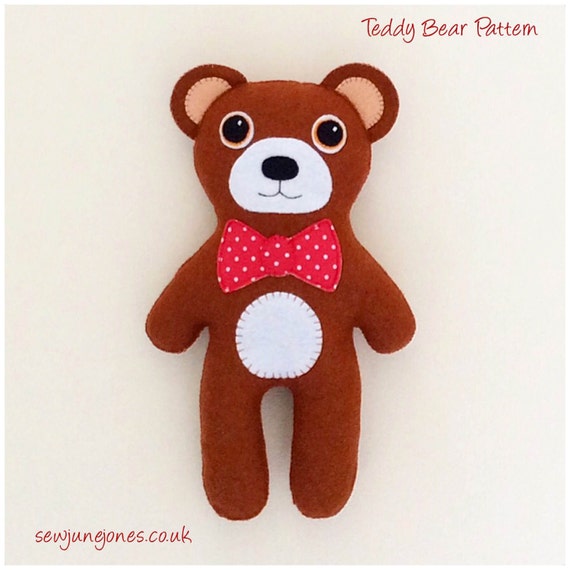 felt teddy bear pattern
