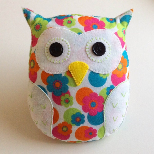 Owl Pillow Pattern Etsy