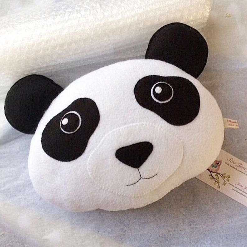 Felt Panda Pillow PDF Sewing Pattern Instant Download Easy | Etsy