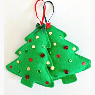 BESPORTBLE Coperta Per Albero Di Natale In Feltro Di Lino, Diametro 122 Cm, Con Motivo Alce E Fiocchi Di Neve