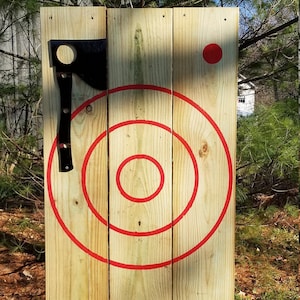 Axe throwing target stencil, stencil only no wood!