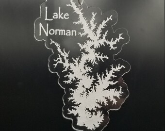 See Norman Laser graviert klar Acryl Weihnachtsschmuck