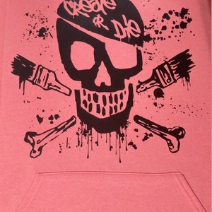 Create or die hoodie