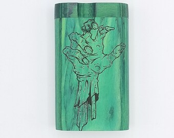 Zombie Hand grün Holz graben einen Hitter