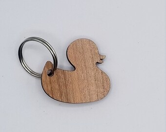 Ente Holz Schlüsselanhänger