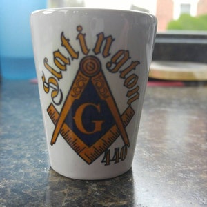 Freemason shot glass