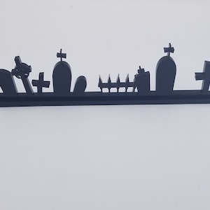 Graveyard halloween standing sign