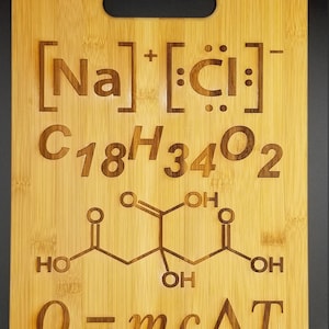 Salt fat acid heat bamboo cutting board
