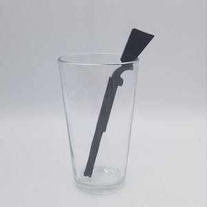 Shotgun drink stirrer