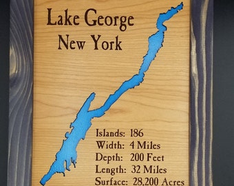 See george ausgeschnitten Holzrahmen Schild