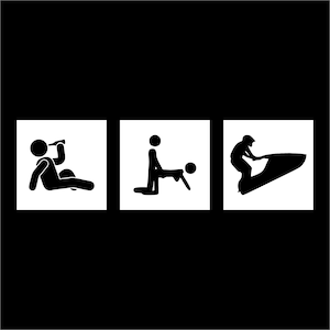 drink screw jetski stick figures svg dxf pdf cdr files