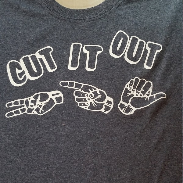 Cut it out shirt