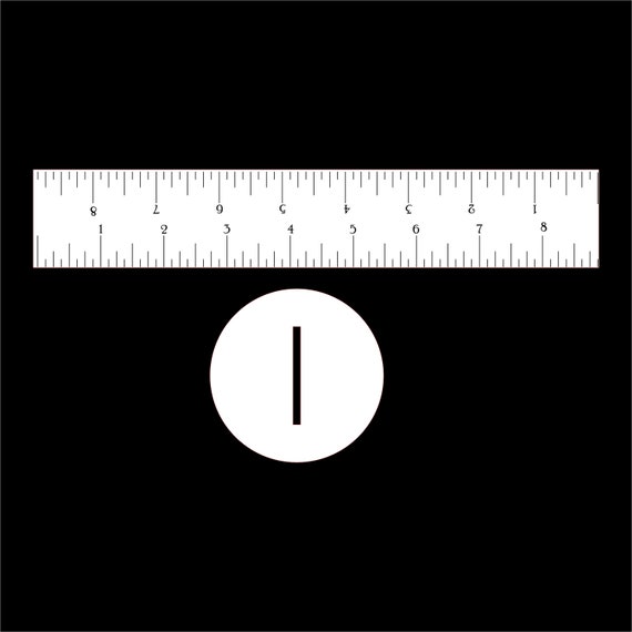Laser Cut Standing Ruler Svg Dxf Pdf Corel Draw Files FILE Etsy