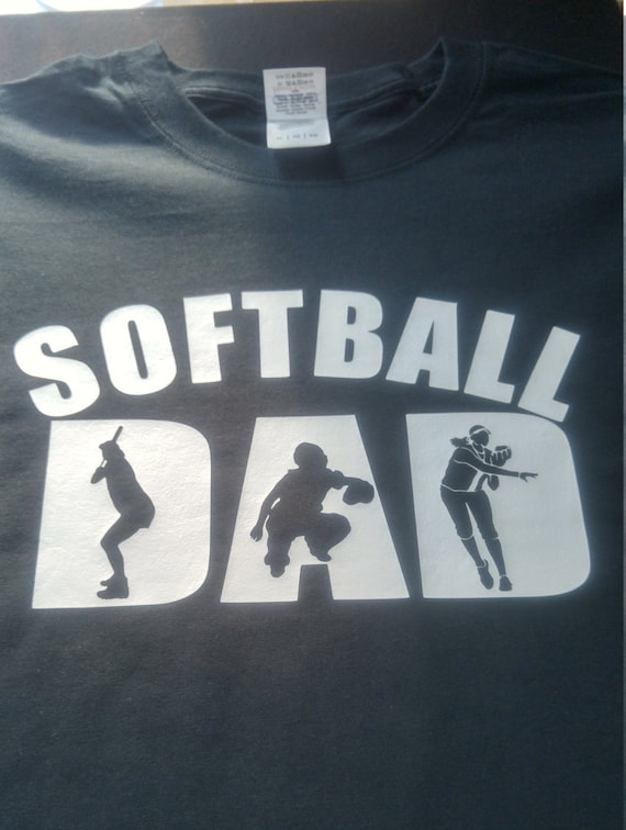 Softball Dad T Shirt. | Etsy Australia
