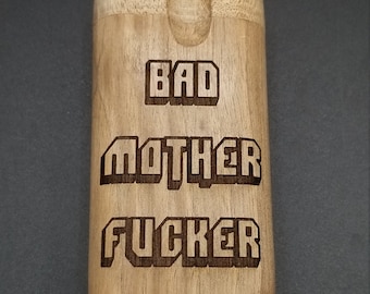Bad motherfucker walnut dugout one hitter