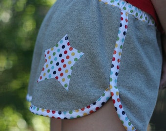 Sporty Shorts unisex short pattern - short and long length - PDF pattern