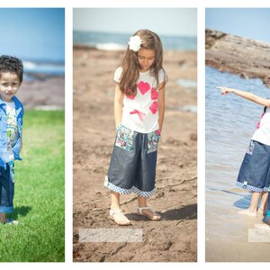 Weekend boys and girls pants pattern - PDF pattern image 3