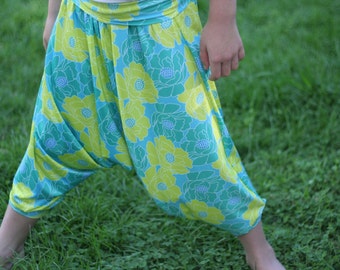 Holiday Harem pants pattern - PDF pattern - NB to size 12