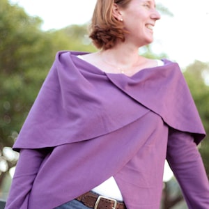 Komorebi Wrap Jacket pattern - PDF pattern - ladies&#39; sizing (xs to 4xl)