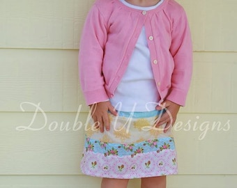 Strip Quilt Skirt pattern - girls' skirt  - PDF pattern