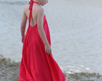 Windswept Maxi dress pattern - PDF pattern - child sizing (3 to 12 years)