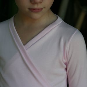 Wrapped Up ballet top pattern - faux ballet wrap crossover top - PDF pattern