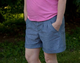 Sunshine Shorts pattern: Ladies' Edition - summer shorts - PDF pattern