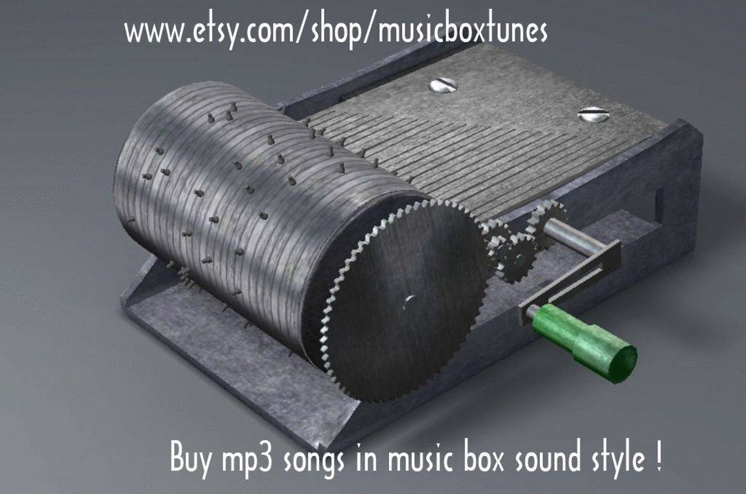 Bambus Spieluhr - Auld Lang Syne Musikbox Von Kurbelwerk, Green-Line Classic