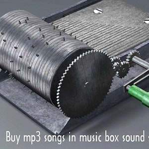 mp3: Coventry carol, hand crank music box lullaby. Traditional lullaby. Instant Download !