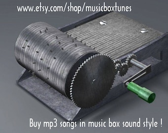 mp3 Alla Turca, Mozart, hand crank music box classical Mp3 tune. Instant download !