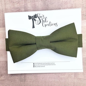 Olive green bow tie - Wedding baby bow tie - Bow tie for children - Bow ties for kids - Ringboy bow tie - Fall family shoot bow tie