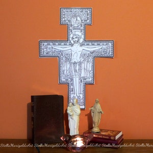 Digital Download - the Cross of San Damiano - Coloring Page and ...