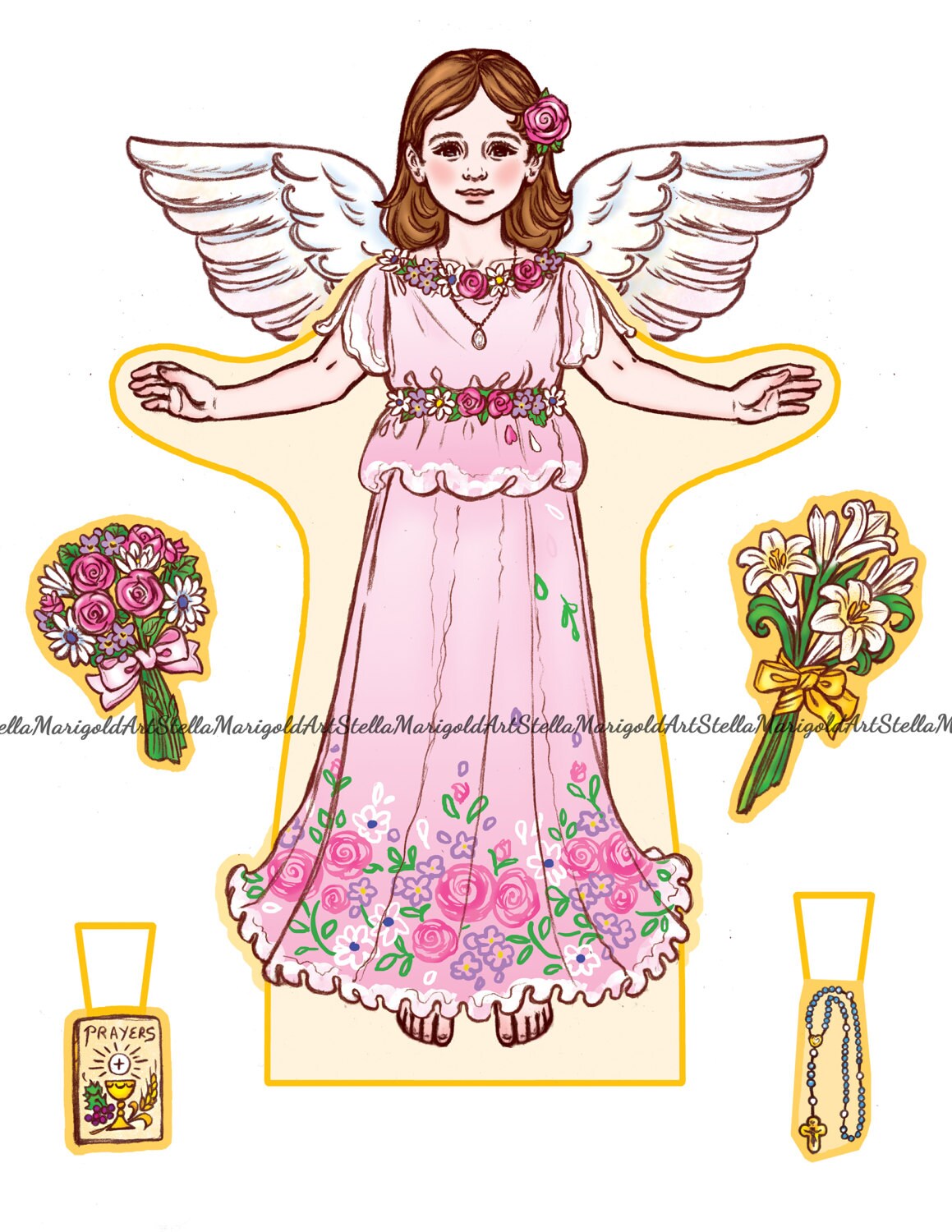 Miss Missy Paper Dolls: Happy Easter Paper doll