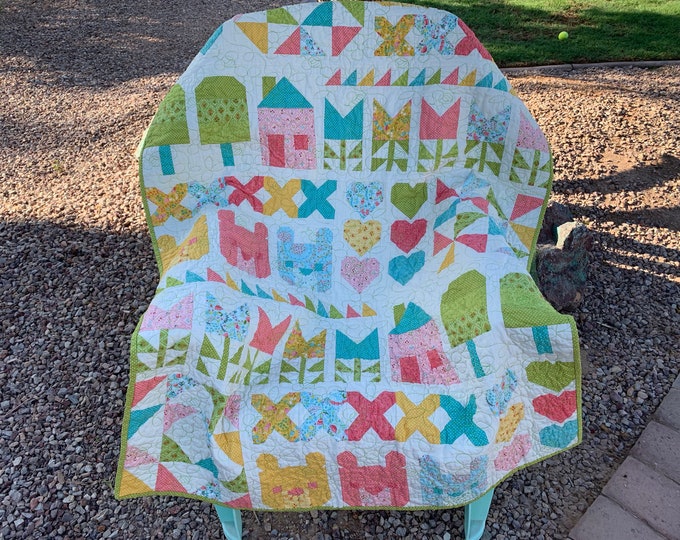 Home Sweet Home the Three Bears Quilt Kit Designed by Stacy Etsy