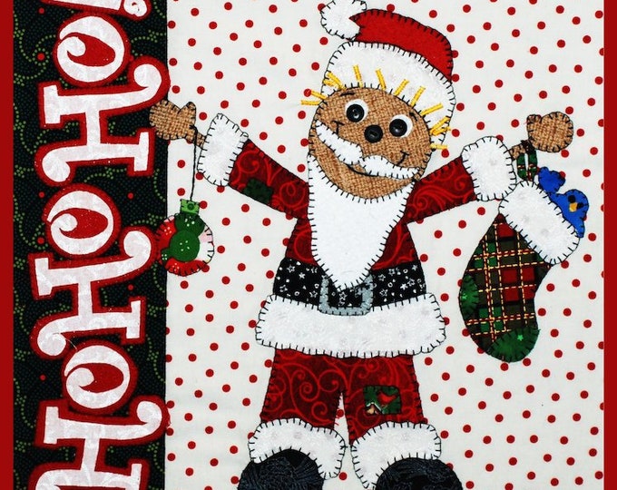 HoHoHo Santa Pattern 12" x 12" designed by Desiree's Designs