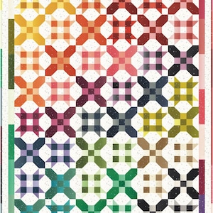 Ombre Fairy Dust Crossroads Fat Quarter friendly Pattern designed by V & Co., 68&quot; x 88&quot;