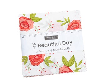 Beautiful Day Charm Pack 40 - 5" x 5" Squares designed by Corey Yoder of Coriander Quilts