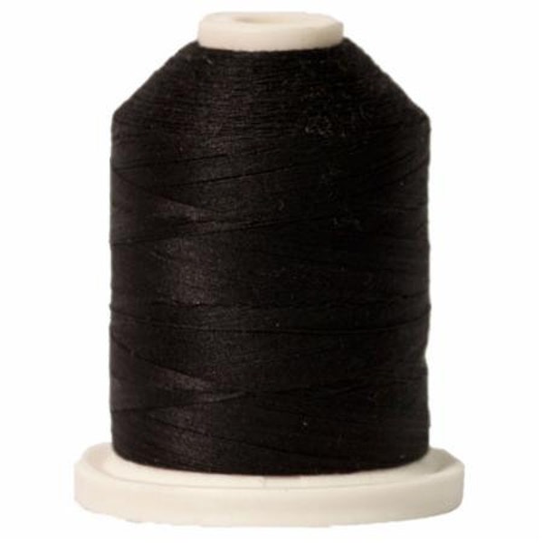 Black Signature Cotton Thread 40wt, 700 yards