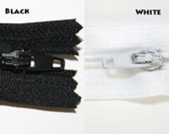 14 inch Neutral Pack of Zippers - 12 pieces