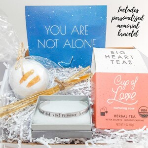 Sympathy Gift Box, Grief Care Package, Care Package for her, Sympathy gift loss of father, Remembrance Bracelet, Sorry for your loss gift