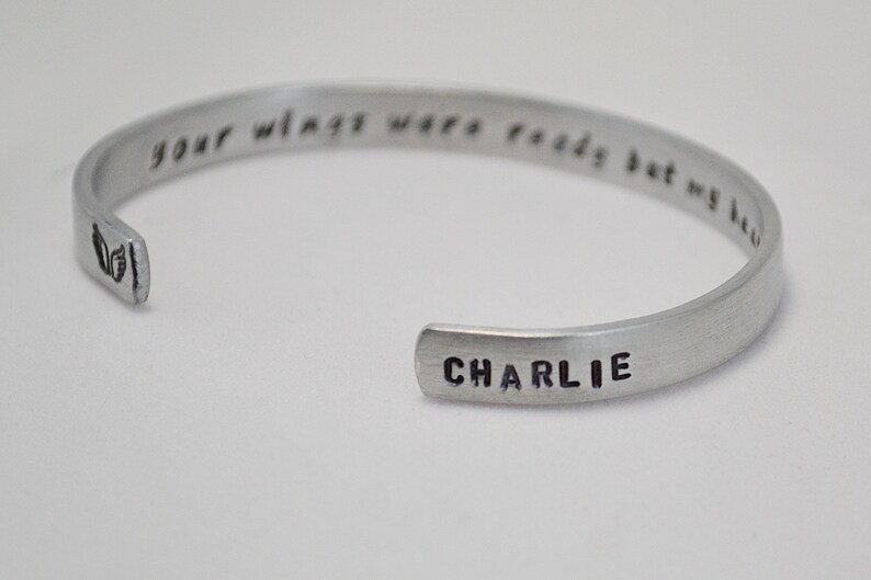 Personalized Memorial Bracelet / Sympathy Gift for friend / Etsy