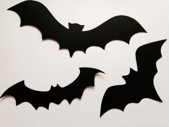 D coupes De Papier De Chauve Souris 30 Pack Decor Etsy