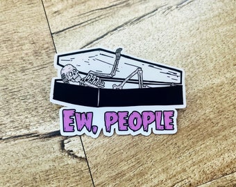 Ew, People waterproof sticker