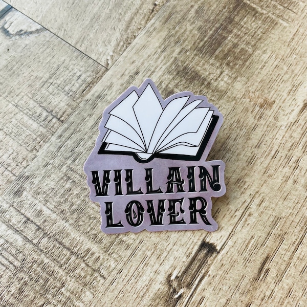 Villain Lover waterproof sticker