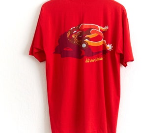 Vintage 90s Marlboro Cowboy T-shirt XL: Single Stitch Wild West