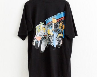 Vintage 1993 Camel Loudon Bike Rally T-Shirt: Joe Camel Motorcycle Graphic, Deadstock XL